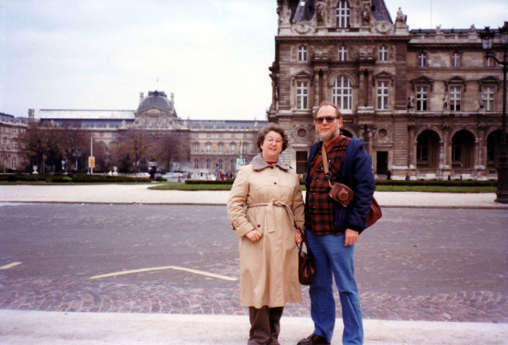 Luther & Ruth with castle